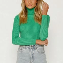 Shiloh Knit Top GREEN 16 Shiloh Knit Top GREEN -Heschung shop L8A1620 1 09739.1657604690