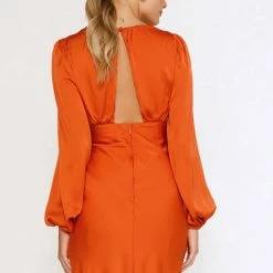 Tatiana Dress ORANGE -Heschung shop L8A1908 46960.1655784472