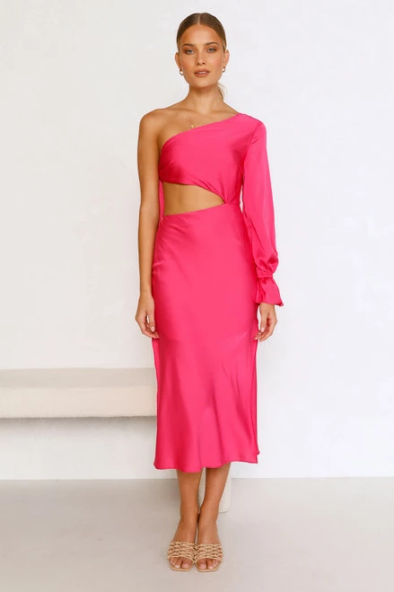 Yvette Dress FUCHSIA 6 Yvette Dress FUCHSIA - Image 4