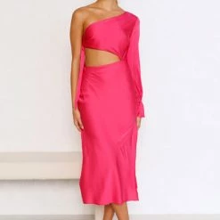 Yvette Dress FUCHSIA 16 Yvette Dress FUCHSIA -Heschung shop L8A1948 39053.1655786735