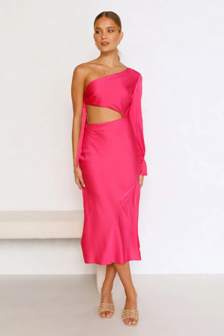 Yvette Dress FUCHSIA 8 Yvette Dress FUCHSIA - Image 6