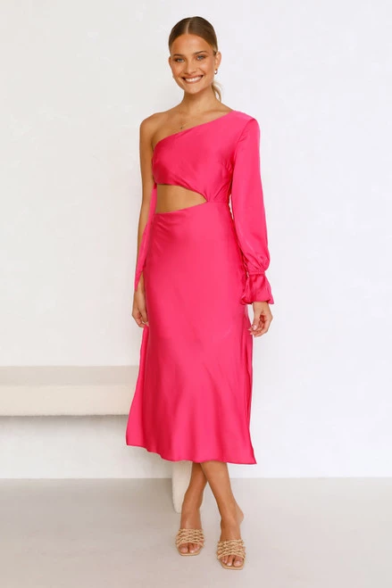 Yvette Dress FUCHSIA 3 Yvette Dress FUCHSIA