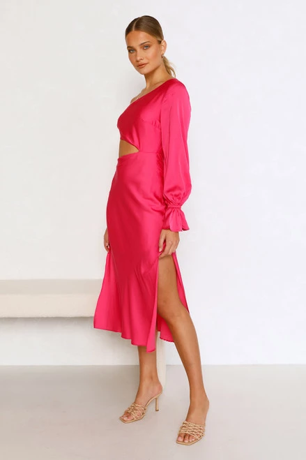 Yvette Dress FUCHSIA 5 Yvette Dress FUCHSIA - Image 3