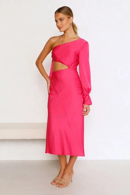 Yvette Dress FUCHSIA 10 Yvette Dress FUCHSIA - Image 8