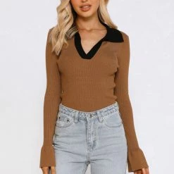 Gwen Top COFFEE 12 Gwen Top COFFEE -Heschung shop L8A1975 20517.1656311297