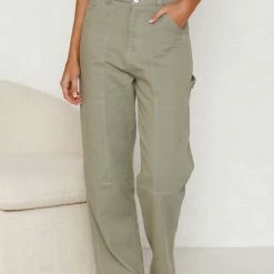 Alainn Pants KHAKI -Heschung shop L8A2166 21371.1658969416