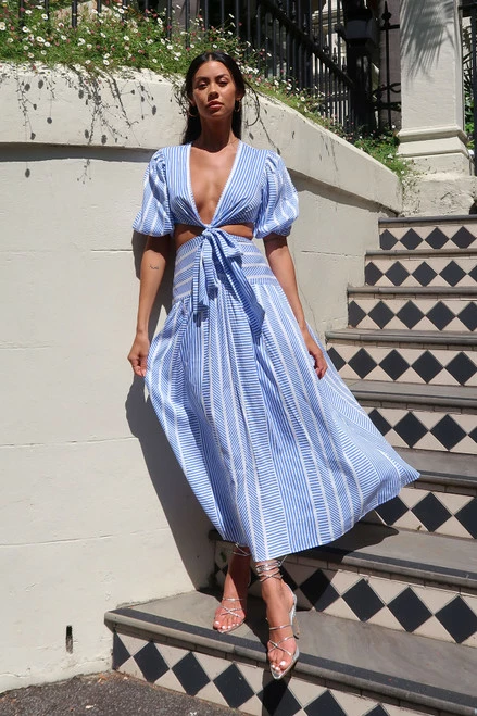 Savannah Dress BLUE 6 Savannah Dress BLUE - Image 4