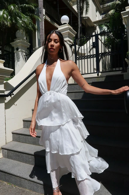 Kasey Dress WHITE 8 Kasey Dress WHITE - Image 6