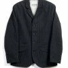 HANSEN GARMENTS ANKER | Casual 4-button Blazer | Black Pin -Heschung shop anker casual 4 button blazer black pin 450 837214