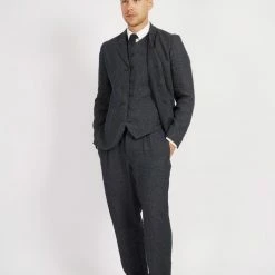 HANSEN GARMENTS ANKER | Casual Four Button Blazer | Blue Delave 15 HANSEN GARMENTS ANKER | Casual Four Button Blazer | Blue Delave -Heschung shop anker casual five button blazer blue delave 430 811872