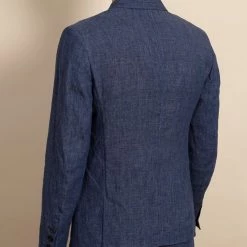 HANSEN GARMENTS ANKER | Casual Four Button Blazer | Blue Delave 14 HANSEN GARMENTS ANKER | Casual Four Button Blazer | Blue Delave -Heschung shop anker casual four button blazer blue delave hansen garments 957050