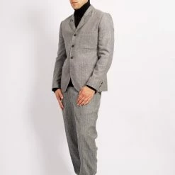 HANSEN GARMENTS ANKER | Classic Blazer | Grey Melange 16 HANSEN GARMENTS ANKER | Classic Blazer | Grey Melange -Heschung shop anker classic blazer grey melange 530 244717