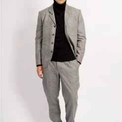 HANSEN GARMENTS ANKER | Classic Blazer | Grey Melange 17 HANSEN GARMENTS ANKER | Classic Blazer | Grey Melange -Heschung shop anker classic blazer grey melange 530 743452