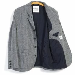 HANSEN GARMENTS ANKER | Classic Blazer | Grey Melange 12 HANSEN GARMENTS ANKER | Classic Blazer | Grey Melange -Heschung shop anker classic blazer grey melange hansen garments 952842