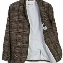 HANSEN GARMENTS ANKER | Four Button Classic Blazer | Checkered -Heschung shop anker four button classic blazer checkered hansen garments 863601
