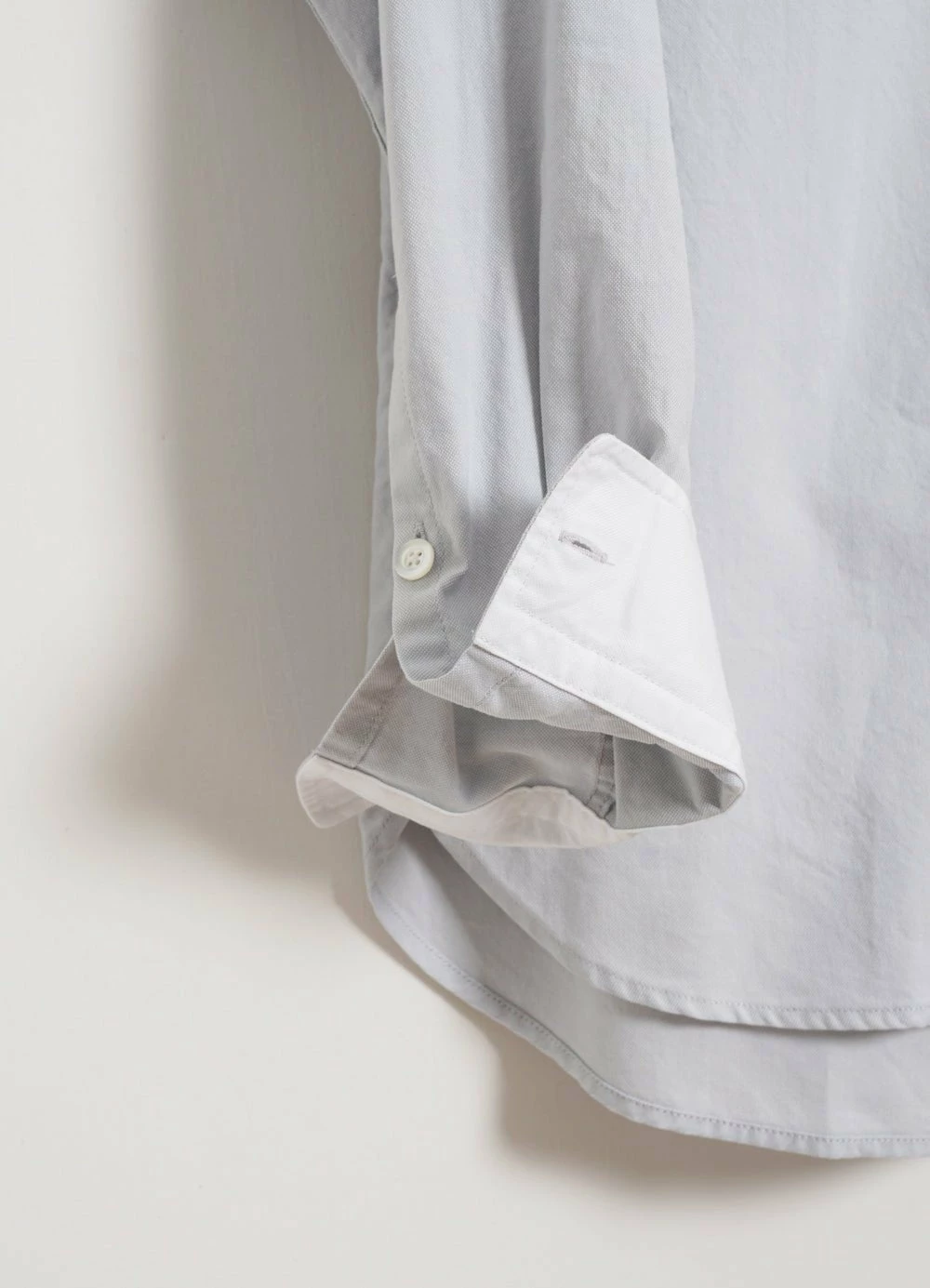 HANSEN GARMENTS ANTE | Collarless Shirt | Silver 6 HANSEN GARMENTS ANTE | Collarless Shirt | Silver - Image 4