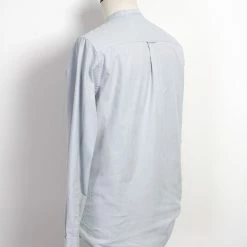 HANSEN GARMENTS ANTE | Collarless Shirt | Silver 8 HANSEN GARMENTS ANTE | Collarless Shirt | Silver -Heschung shop ante collarless shirt silver hansen garments 612625