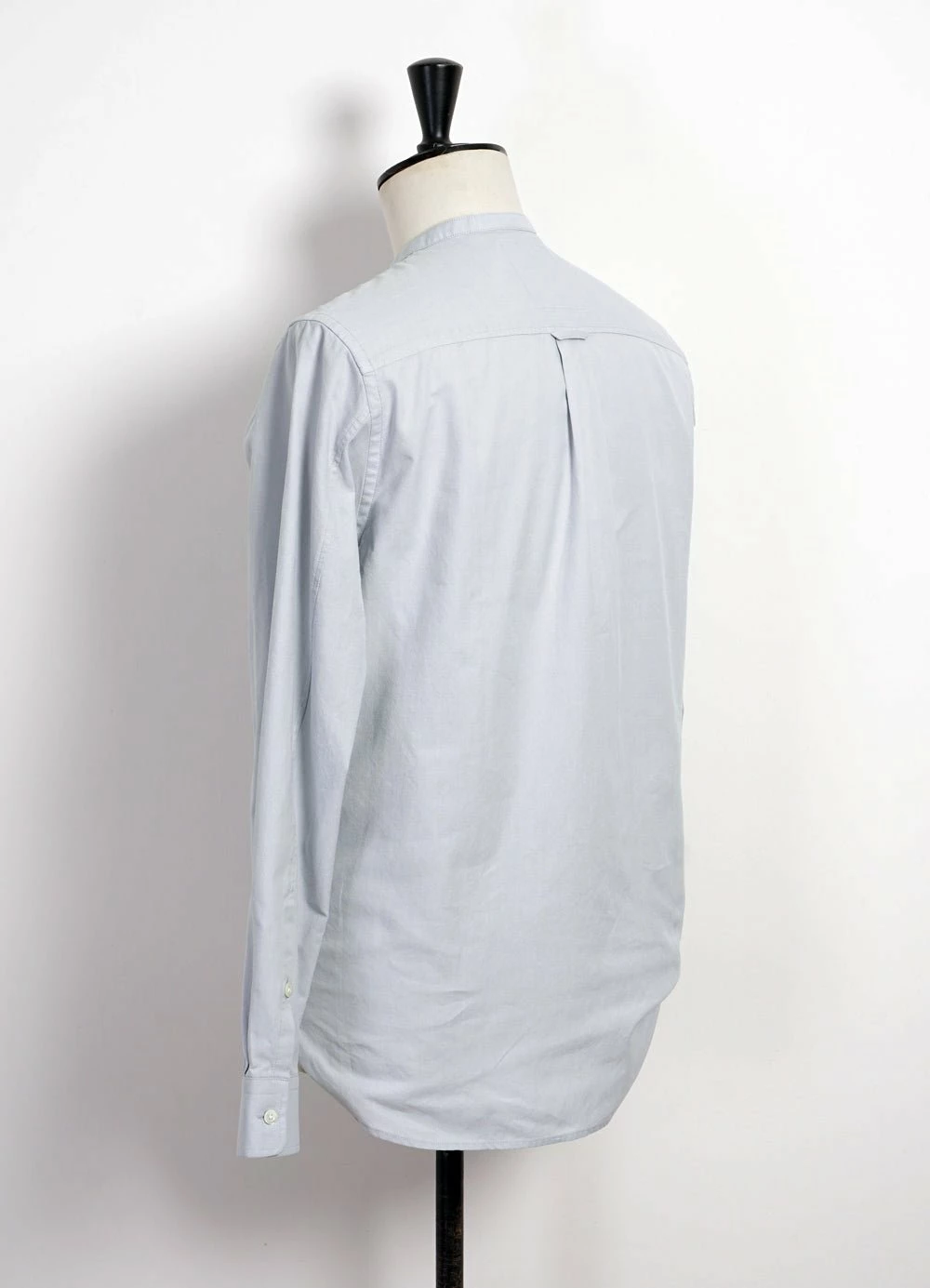 HANSEN GARMENTS ANTE | Collarless Shirt | Silver 5 HANSEN GARMENTS ANTE | Collarless Shirt | Silver - Image 3