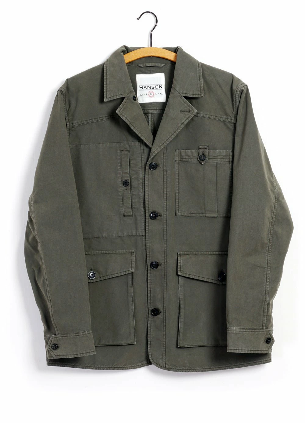 HANSEN GARMENTS ASLAK | Utility Jacket | Green 3 HANSEN GARMENTS ASLAK | Utility Jacket | Green