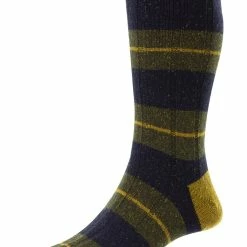 PANTHERELLA BAYFIELD | Heavy Gauge Wool | Navy/Green Fleck