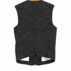 HANSEN GARMENTS BEN | Crew Neck Waistcoat | Black Hemp 13 HANSEN GARMENTS BEN | Crew Neck Waistcoat | Black Hemp -Heschung shop ben crew neck waistcoat black hemp hansen garments 955625