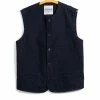HANSEN GARMENTS BEN | Crewneck Waistcoat | 3-Tone Blue 2 HANSEN GARMENTS BEN | Crewneck Waistcoat | 3-Tone Blue -Heschung shop ben crewneck waistcoat 3 tone blue 936396