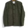HANSEN GARMENTS BERTRAM | Refined Work Jacket | Dark Green 2 HANSEN GARMENTS BERTRAM | Refined Work Jacket | Dark Green -Heschung shop bertram refined work jacket dark green hansen garments 631338