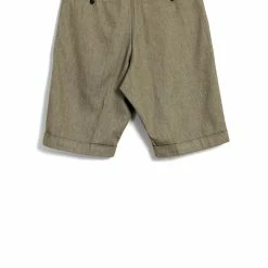 HANSEN GARMENTS BIRK | Single Pleated Shorts | Safari 13 HANSEN GARMENTS BIRK | Single Pleated Shorts | Safari -Heschung shop birk single pleated shorts safari hansen garments 657470