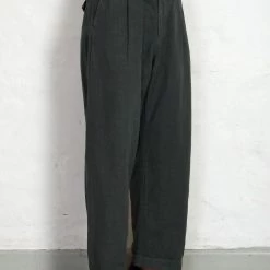 HANSEN GARMENTS BOBBY | Super Wide Pleated Trousers | Oxidized 12 HANSEN GARMENTS BOBBY | Super Wide Pleated Trousers | Oxidized -Heschung shop bobby super wide pleated shorts oxidized hansen garments 584053