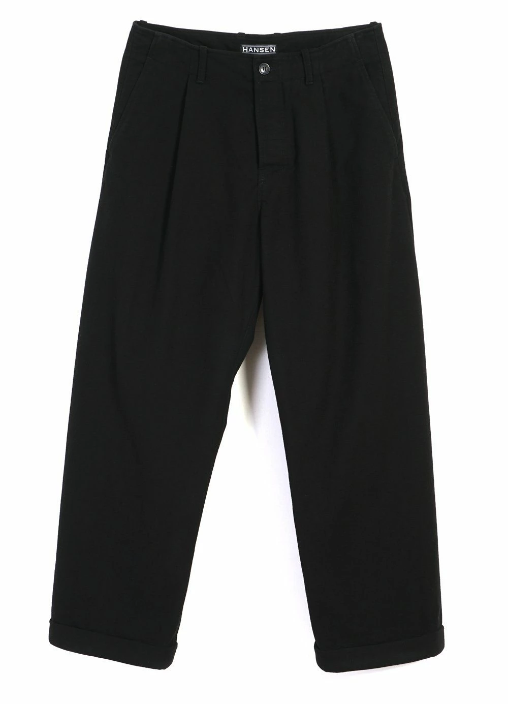 HANSEN GARMENTS BOBBY | Super Wide Pleated Trousers | Black 3 HANSEN GARMENTS BOBBY | Super Wide Pleated Trousers | Black