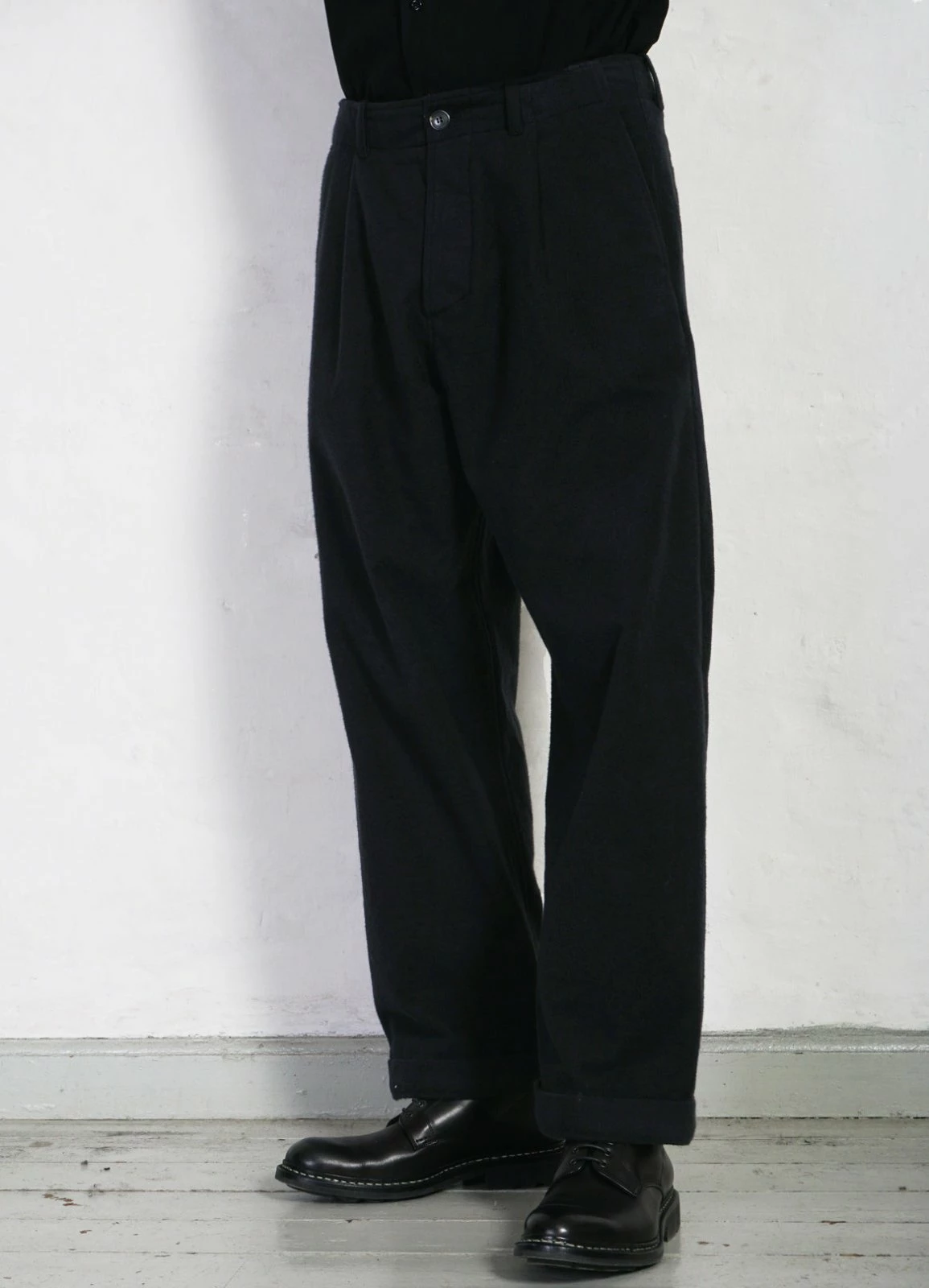 HANSEN GARMENTS BOBBY | Super Wide Pleated Trousers | Dark Bluegrey 4 HANSEN GARMENTS BOBBY | Super Wide Pleated Trousers | Dark Bluegrey - Image 2