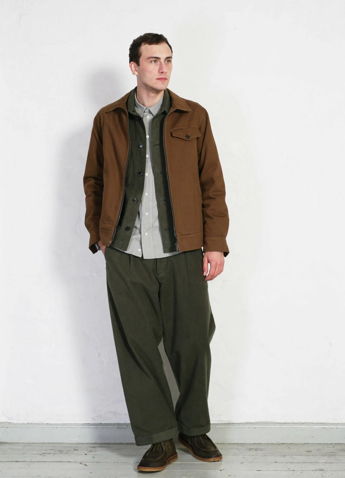 HANSEN GARMENTS BOBBY | Super Wide Pleated Trousers | Dark Green 9 HANSEN GARMENTS BOBBY | Super Wide Pleated Trousers | Dark Green - Image 7