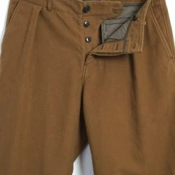 HANSEN GARMENTS BOBBY | Super Wide Pleated Trousers | Turmeric -Heschung shop bobby super wide pleated trousers turmeric hansen garments 371326