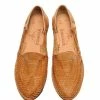 Chamula Cancun Leather Huarache | Slip On Vegetable Tanned Sandals | Tan 1