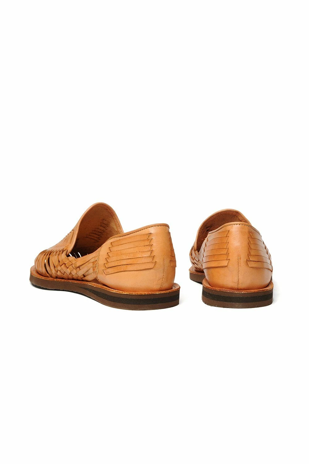Chamula Cancun Leather Huarache | Slip On Vegetable Tanned Sandals | Tan 1 6 Chamula Cancun Leather Huarache | Slip On Vegetable Tanned Sandals | Tan 1 - Image 4