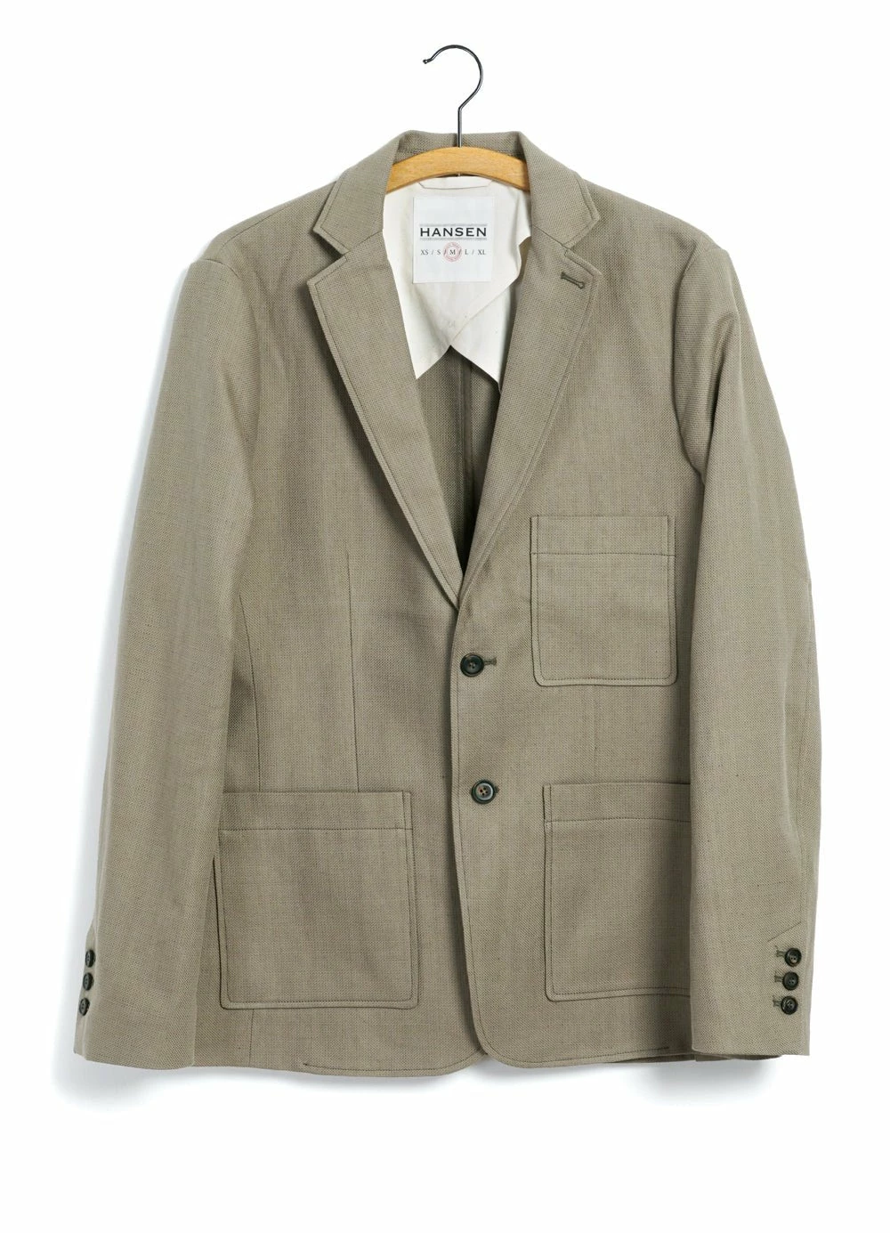 HANSEN GARMENTS CHRIS | Classic Two Button Blazer | Bay Leaf 3 HANSEN GARMENTS CHRIS | Classic Two Button Blazer | Bay Leaf