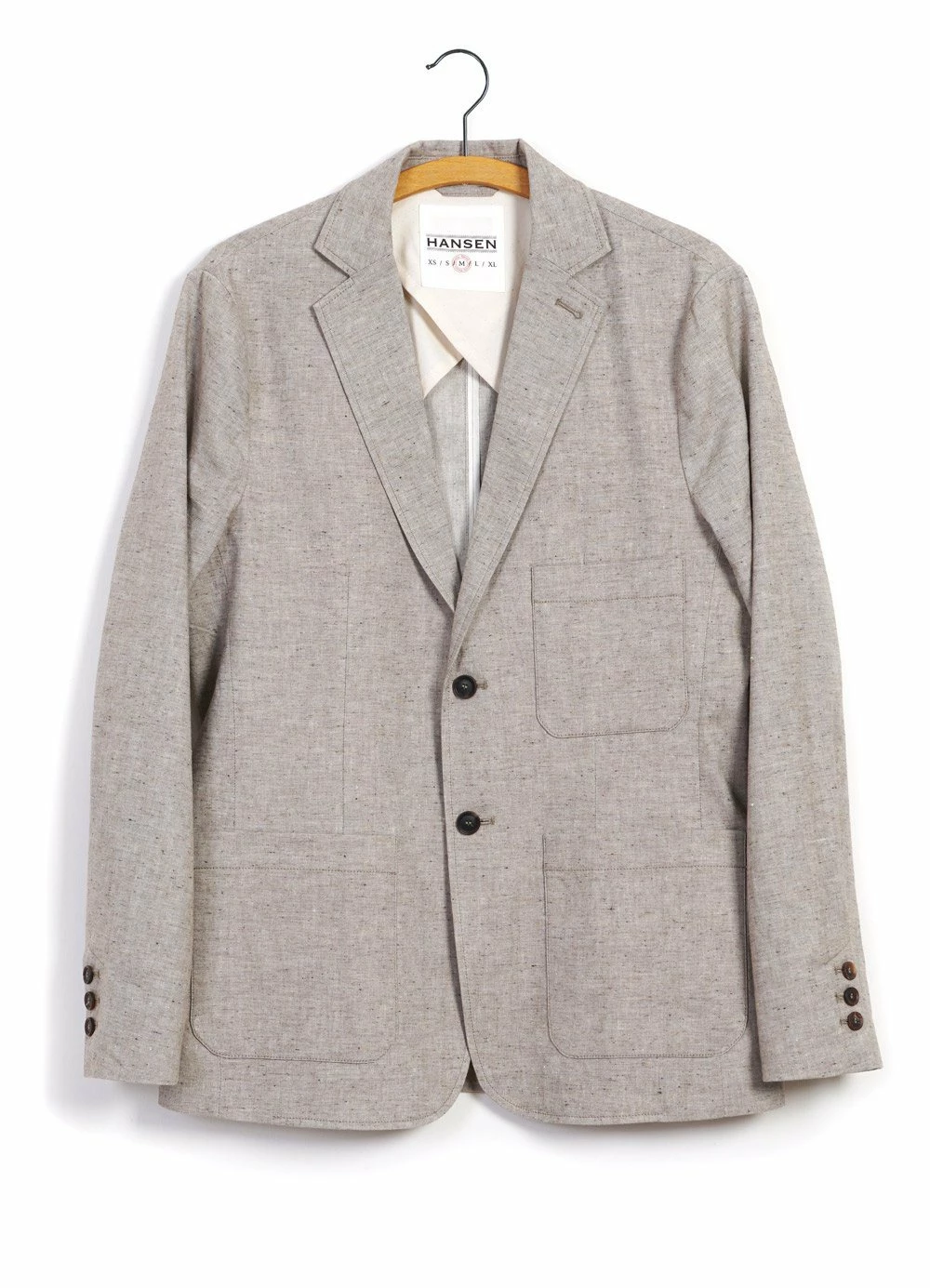 HANSEN GARMENTS CHRIS | Two Button Classic Blazer | Beach 3 HANSEN GARMENTS CHRIS | Two Button Classic Blazer | Beach