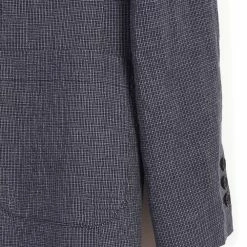 HANSEN GARMENTS CHRIS | Two Button Classic Blazer | River -Heschung shop chris two button classic blazer river hansen garments 383782