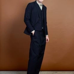 HANSEN GARMENTS CHRISTOFFER | Classic Two Button Blazer | Fjord 13 HANSEN GARMENTS CHRISTOFFER | Classic Two Button Blazer | Fjord -Heschung shop christoffer classic two button blazer fjord hansen garments 318885