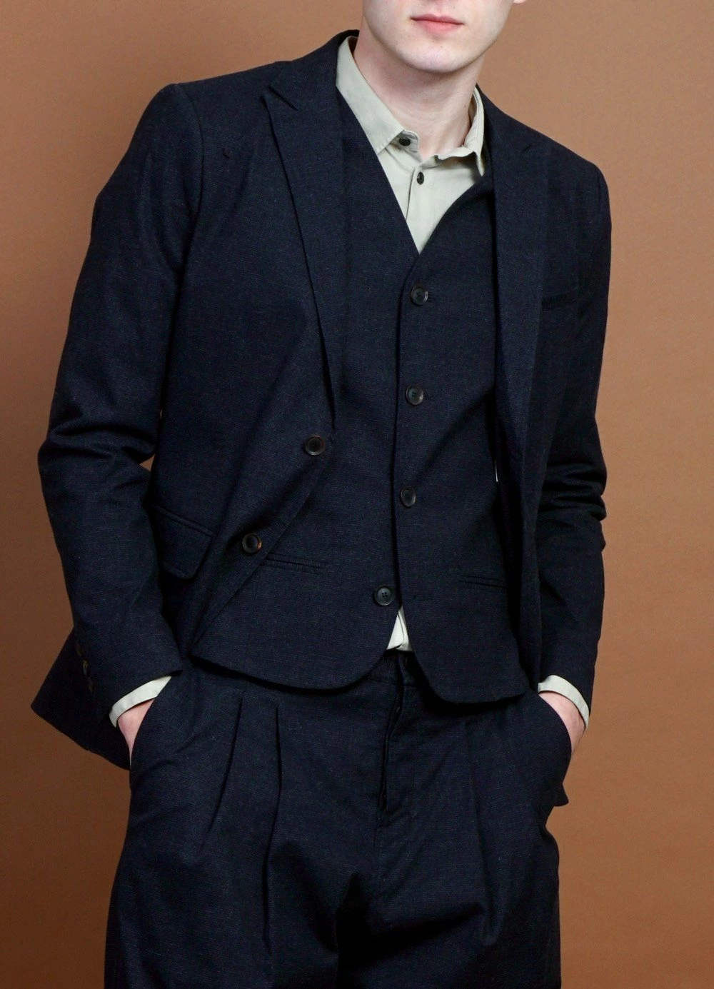 HANSEN GARMENTS CHRISTOFFER | Classic Two Button Blazer | Fjord 7 HANSEN GARMENTS CHRISTOFFER | Classic Two Button Blazer | Fjord - Image 5