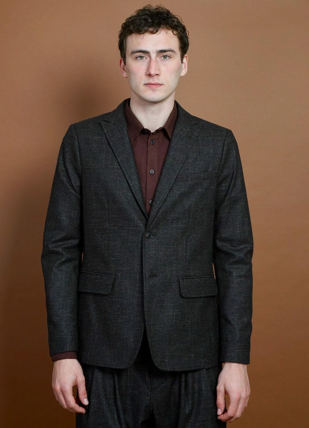 HANSEN GARMENTS CHRISTOFFER | Classic Two Button Blazer | Macchiato 5 HANSEN GARMENTS CHRISTOFFER | Classic Two Button Blazer | Macchiato - Image 3