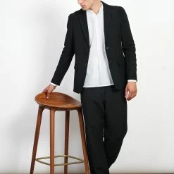 HANSEN GARMENTS CHRISTOFFER | Two Button Blazer | Black 11 HANSEN GARMENTS CHRISTOFFER | Two Button Blazer | Black -Heschung shop christoffer two button blazer black 378260