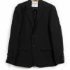 HANSEN GARMENTS CHRISTOFFER | Two Button Blazer | Black -Heschung shop christoffer two button blazer black 427946