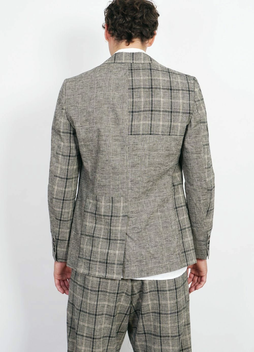 HANSEN GARMENTS CHRISTOFFER | Two Button Blazer | Mixed Check 5 HANSEN GARMENTS CHRISTOFFER | Two Button Blazer | Mixed Check - Image 3