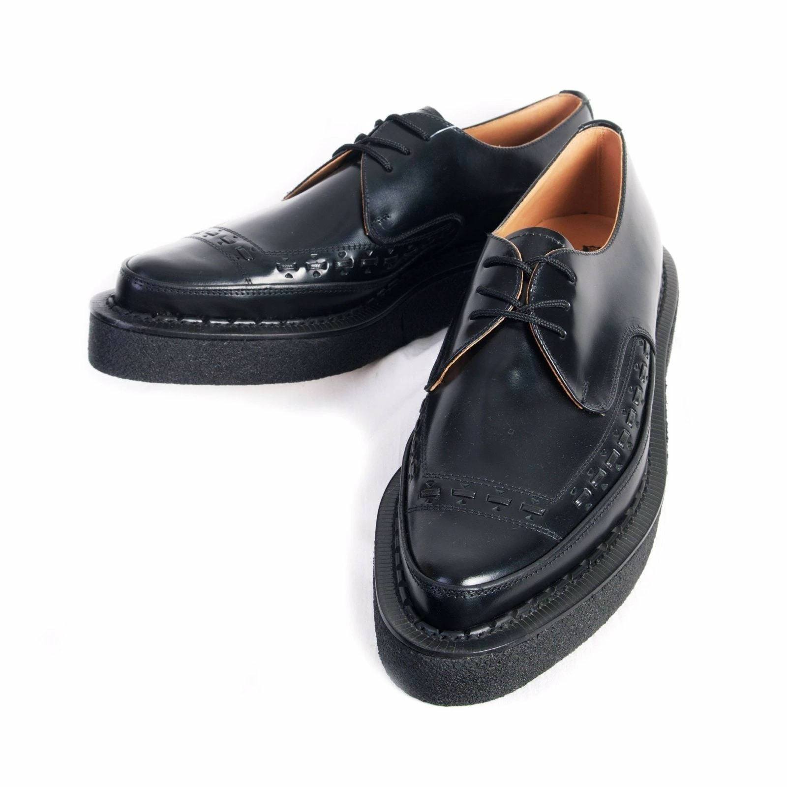 George Cox CREEPER GIBSON | Leather Shoe | Black 4 George Cox CREEPER GIBSON | Leather Shoe | Black - Image 2