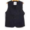 HANSEN GARMENTS DANIEL | 4-Button Waistcoat | Black Stripe 2 HANSEN GARMENTS DANIEL | 4-Button Waistcoat | Black Stripe -Heschung shop daniel 4 button waistcoat black stripe 255 169557