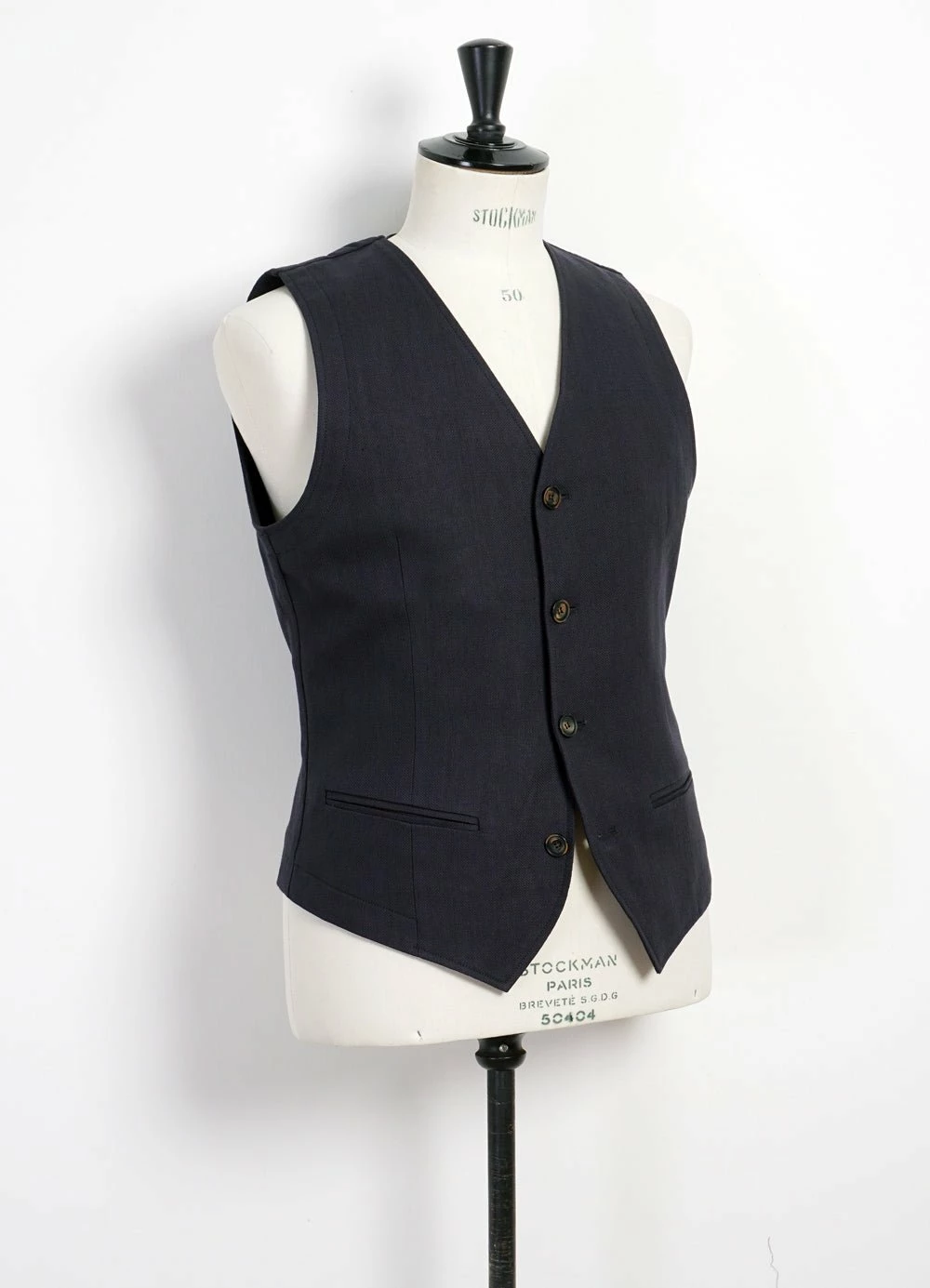 HANSEN GARMENTS DANIEL | Classic Waistcoat | Dark Blue 5 HANSEN GARMENTS DANIEL | Classic Waistcoat | Dark Blue - Image 3
