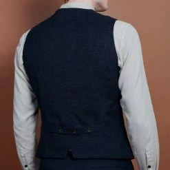 HANSEN GARMENTS DANIEL | Classic Waistcoat | Fjord -Heschung shop daniel classic waistcoat fjord hansen garments 101822