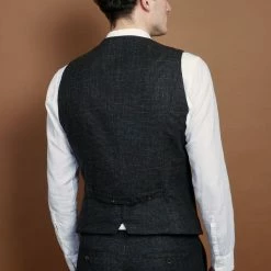 HANSEN GARMENTS DANIEL | Classic Waistcoat | Macchiato -Heschung shop daniel classic waistcoat macchiato hansen garments 591901