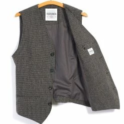 HANSEN GARMENTS DANIEL | Classic Waistcoat | Rocks 13 HANSEN GARMENTS DANIEL | Classic Waistcoat | Rocks -Heschung shop daniel classic waistcoat rocks hansen garments 978819